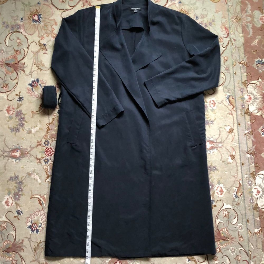 American Apparel Lightweight Vegan Silk Dylan Trench - Picture 8 of 13